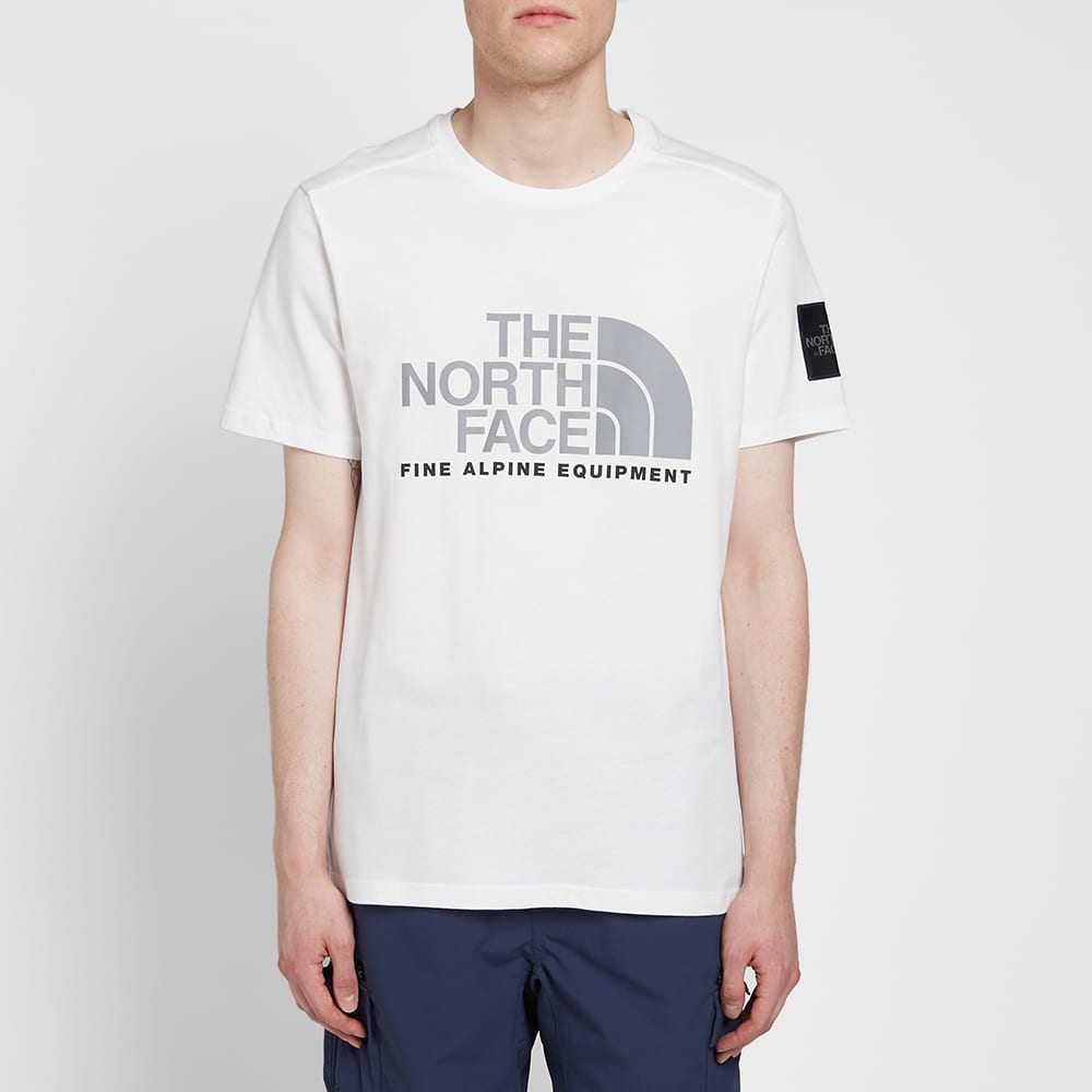 The North Face Fine Alpine Equipment Tee Black & White Reflective END. (NL) The North Face Fine Alpine Equipment Tee Black & White Reflective END. (NL)