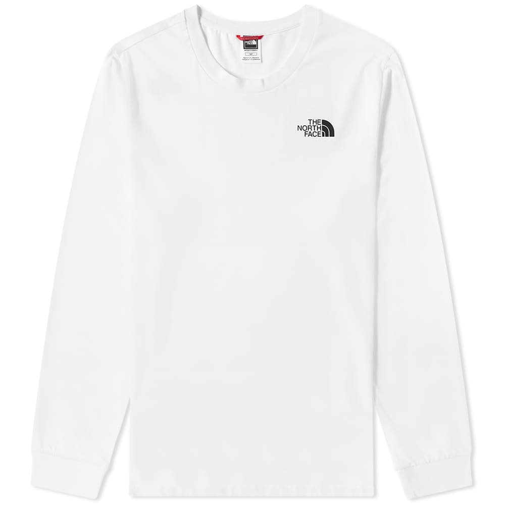 the north face long sleeve simple dome tee
