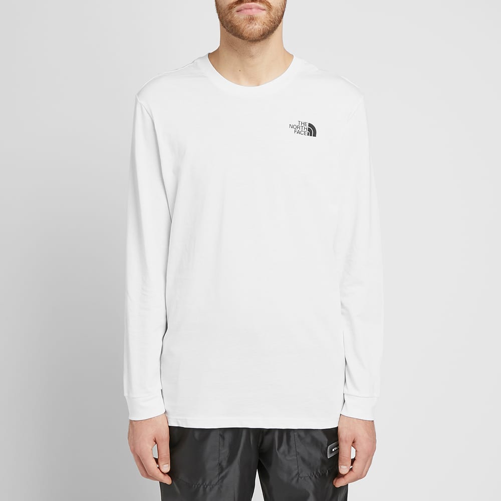 the north face long sleeve simple dome tee