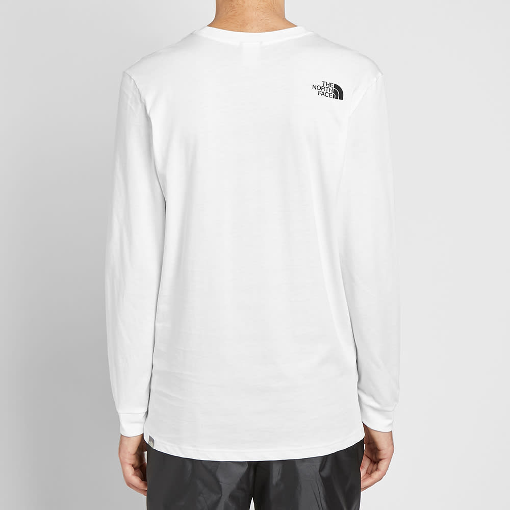 the north face long sleeve simple dome tee
