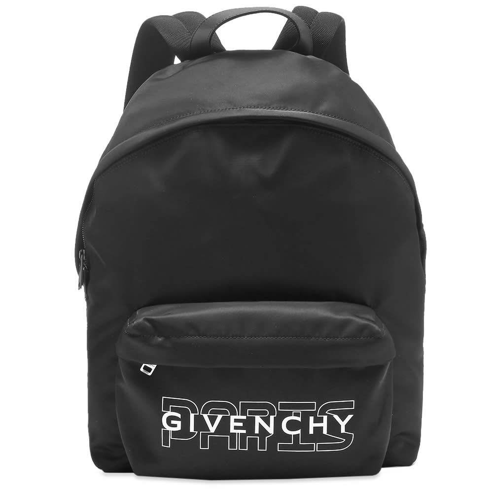 Givenchy Paris Logo Nylon Backpack Black END. (DK)