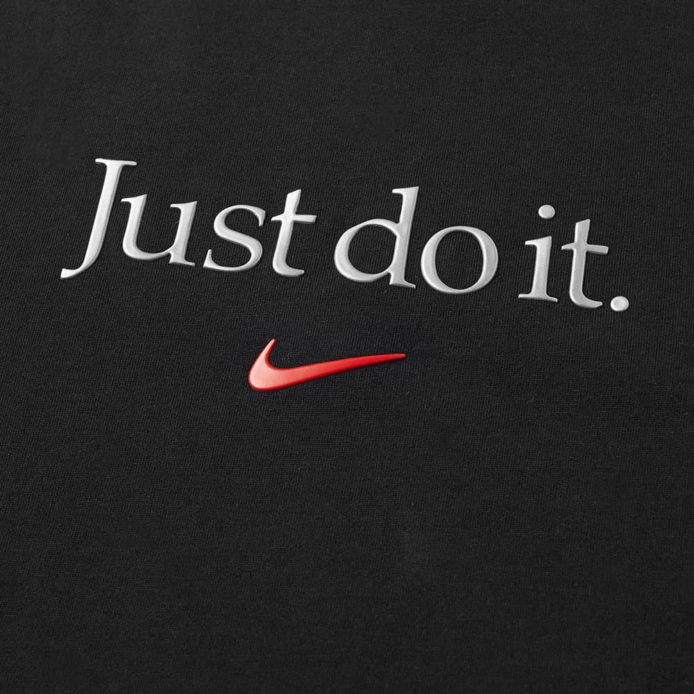 Nike Just Do It Logo Tee Black Red End