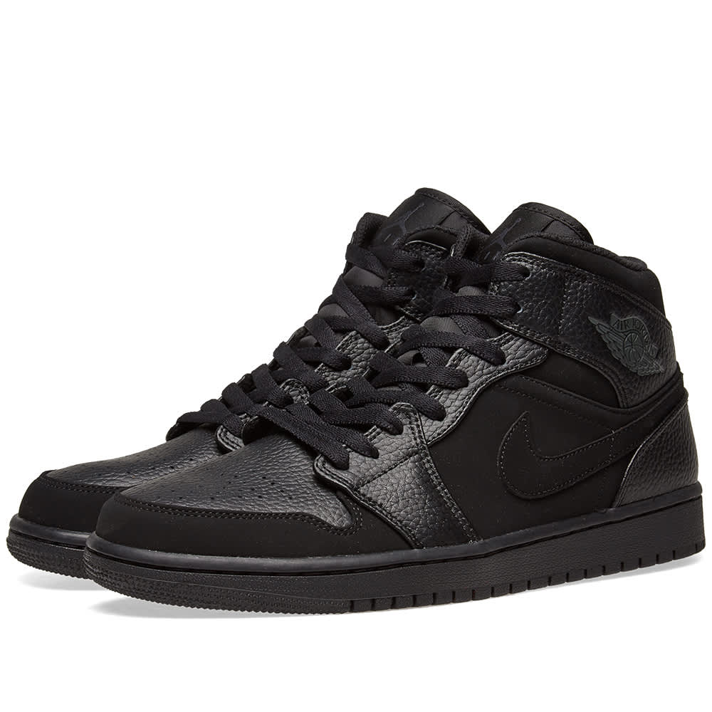 jordan 1 mid se black smoke grey