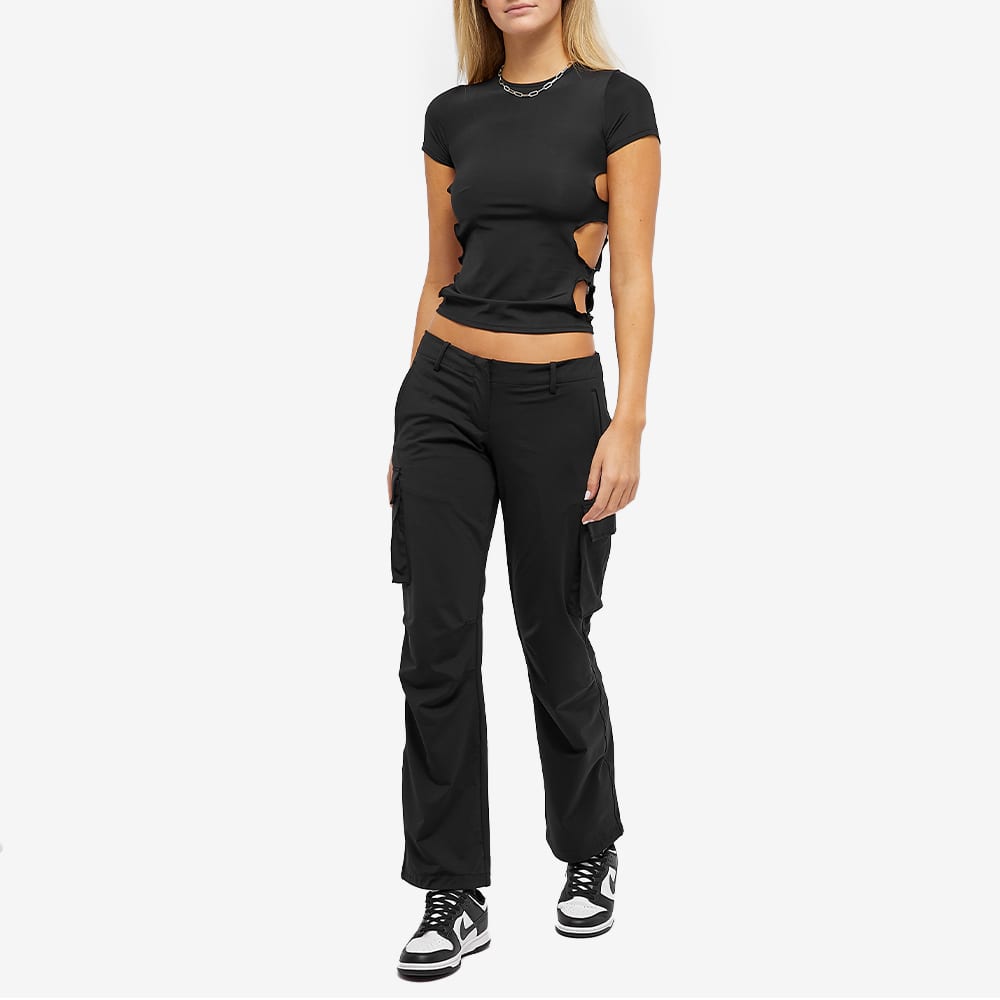 Miaou Raven Low Rise Cargo Pant Black END. (TW)