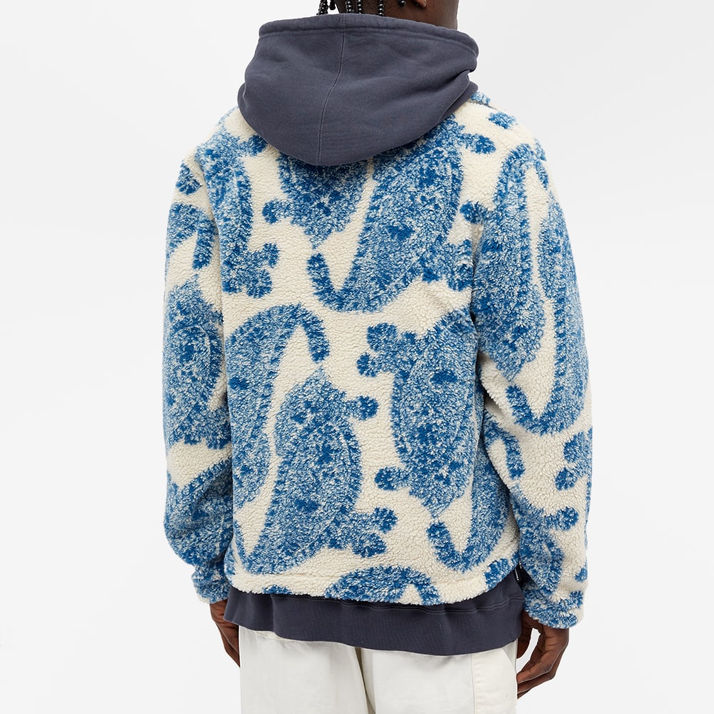 Stussy Big Paisley Full Zip Sherpa Natural | END.