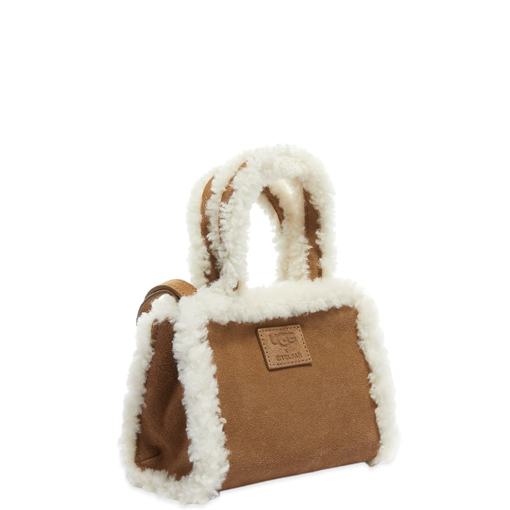 UGG x Telfar Small Shearling Trim Shopper Bag Chestnut | END.