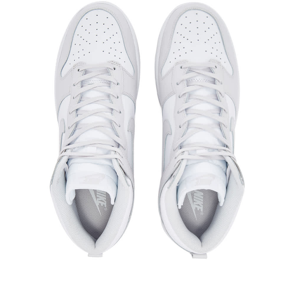 Nike Dunk Hi Retro White, Vast Grey & White END. (ES)
