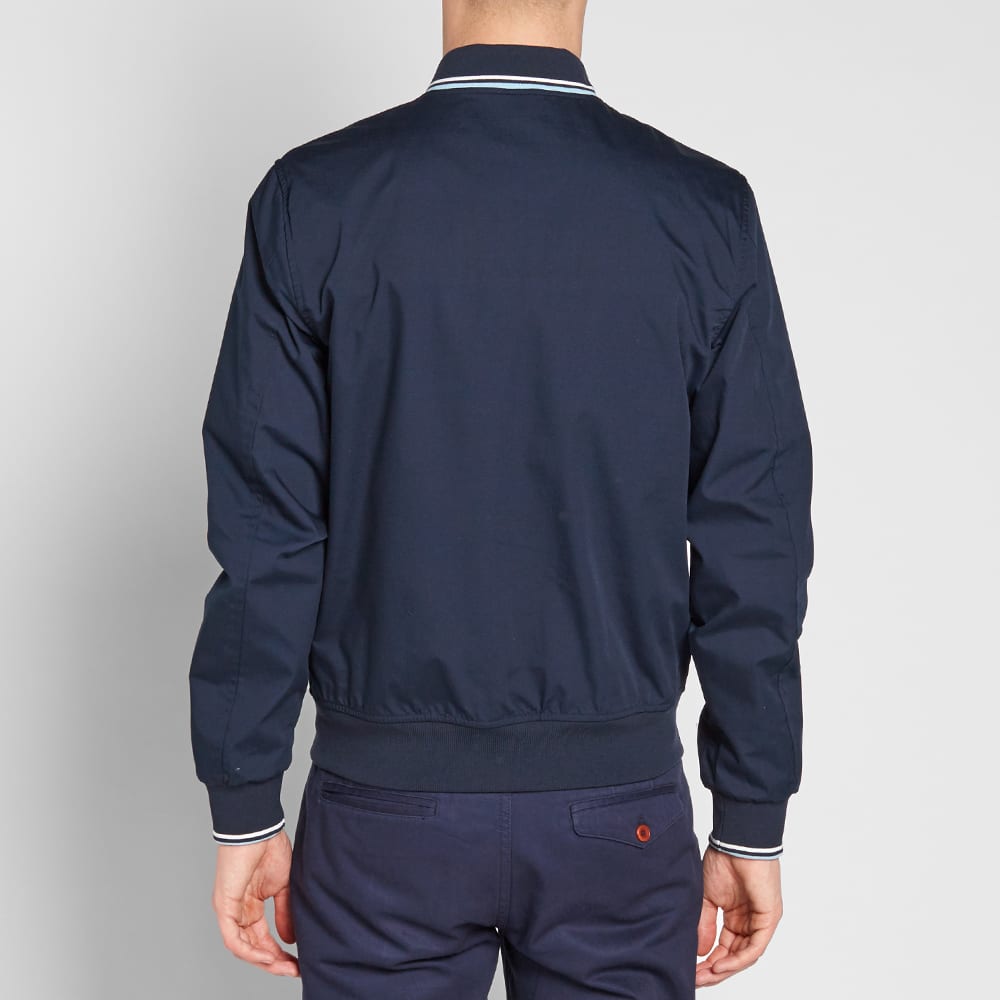 fred perry twin tipped jacket navy