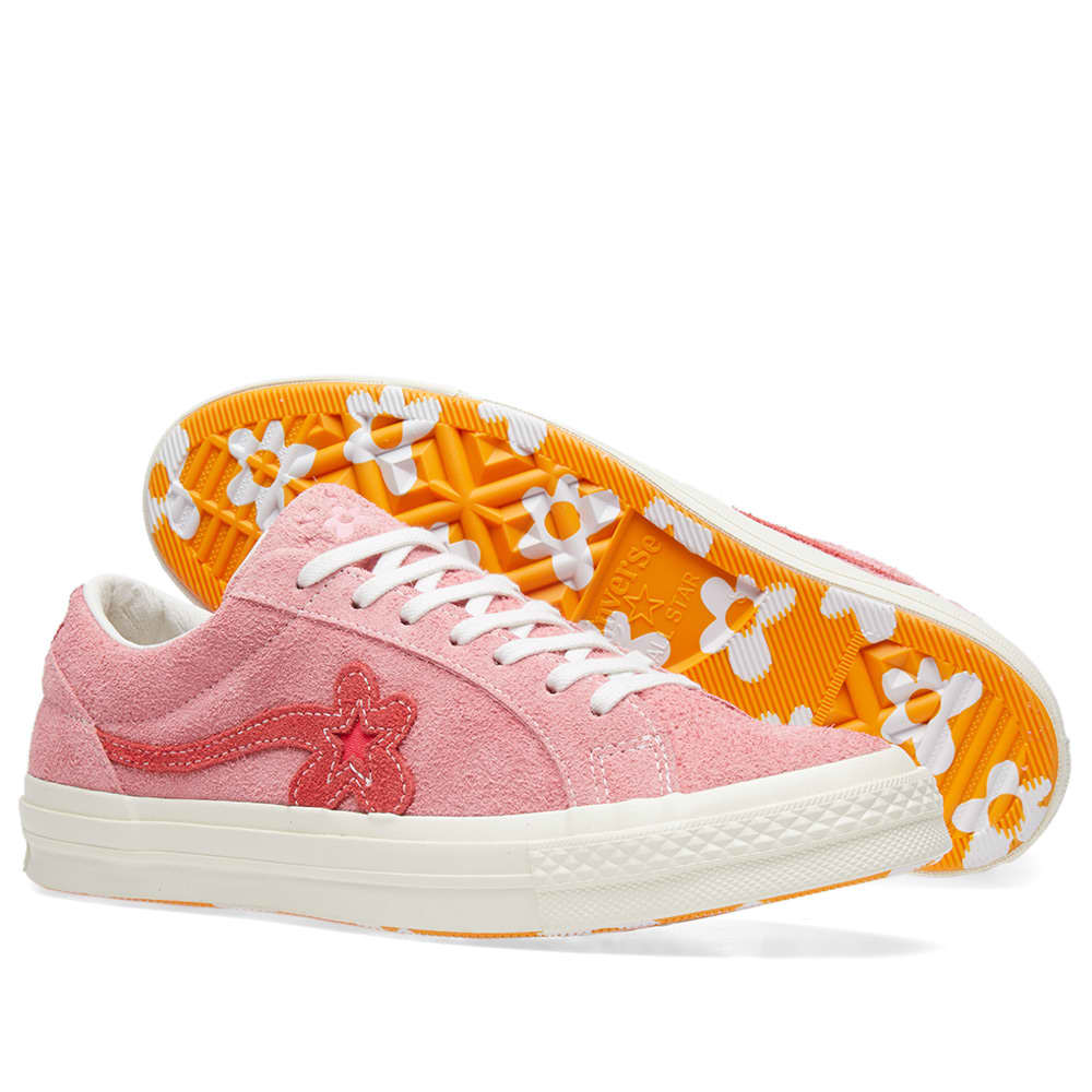 Converse x Golf Le Fleur One Star Geranium Pink END. (UK)