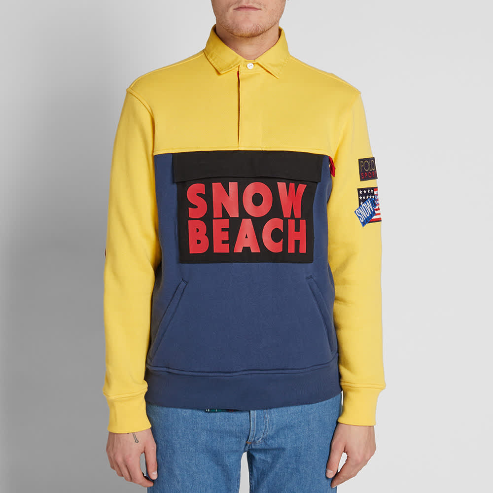 Polo Ralph Lauren Rugby Shirt 'Snow Beach' Multi | END.