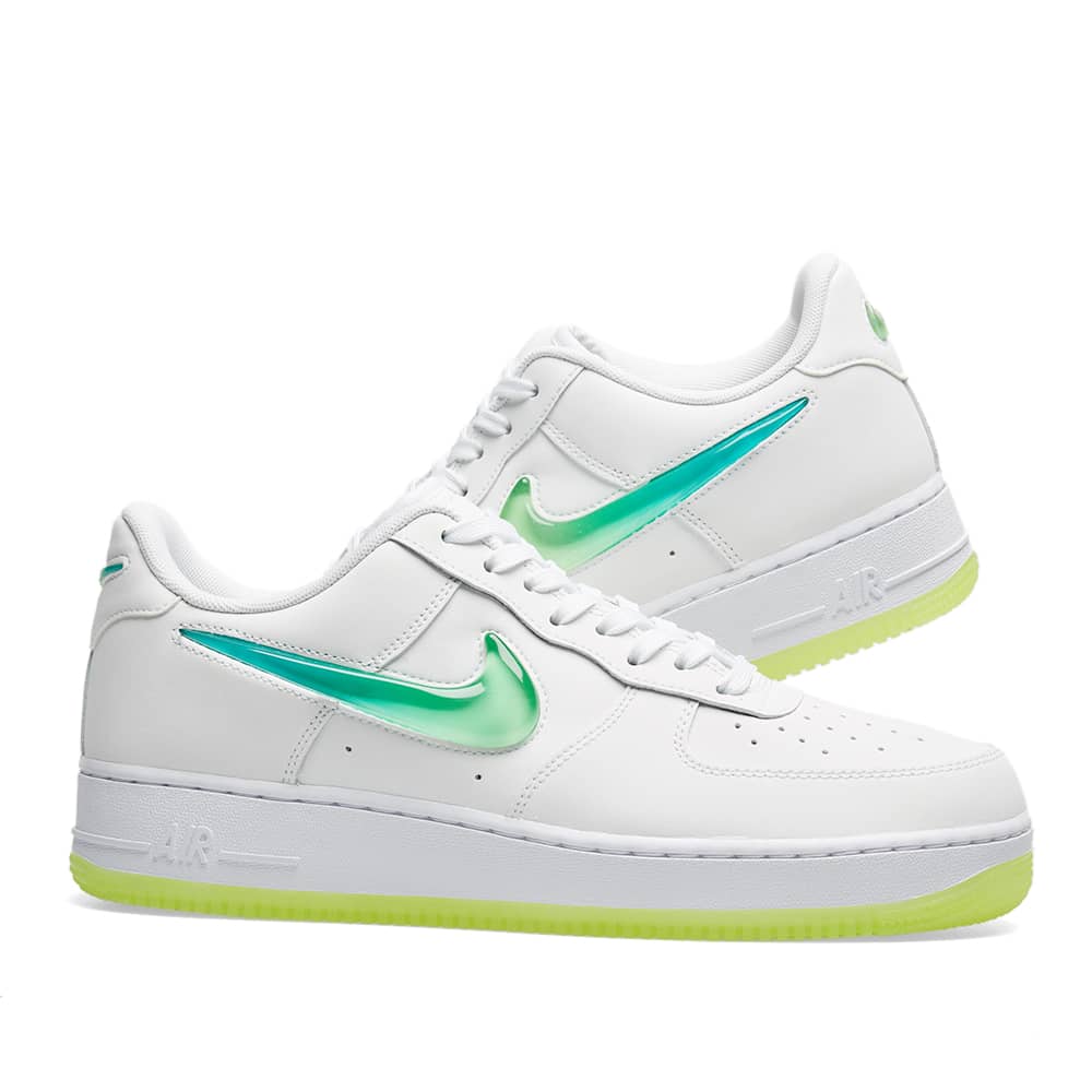 air force 1 low jelly swoosh white