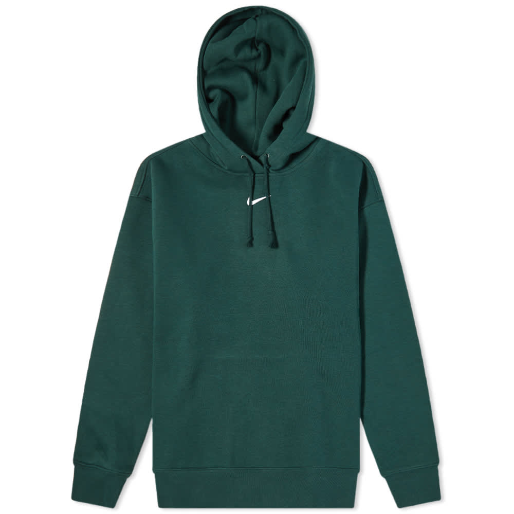 Nike Essential Popover Hoody Pro Green & White END.