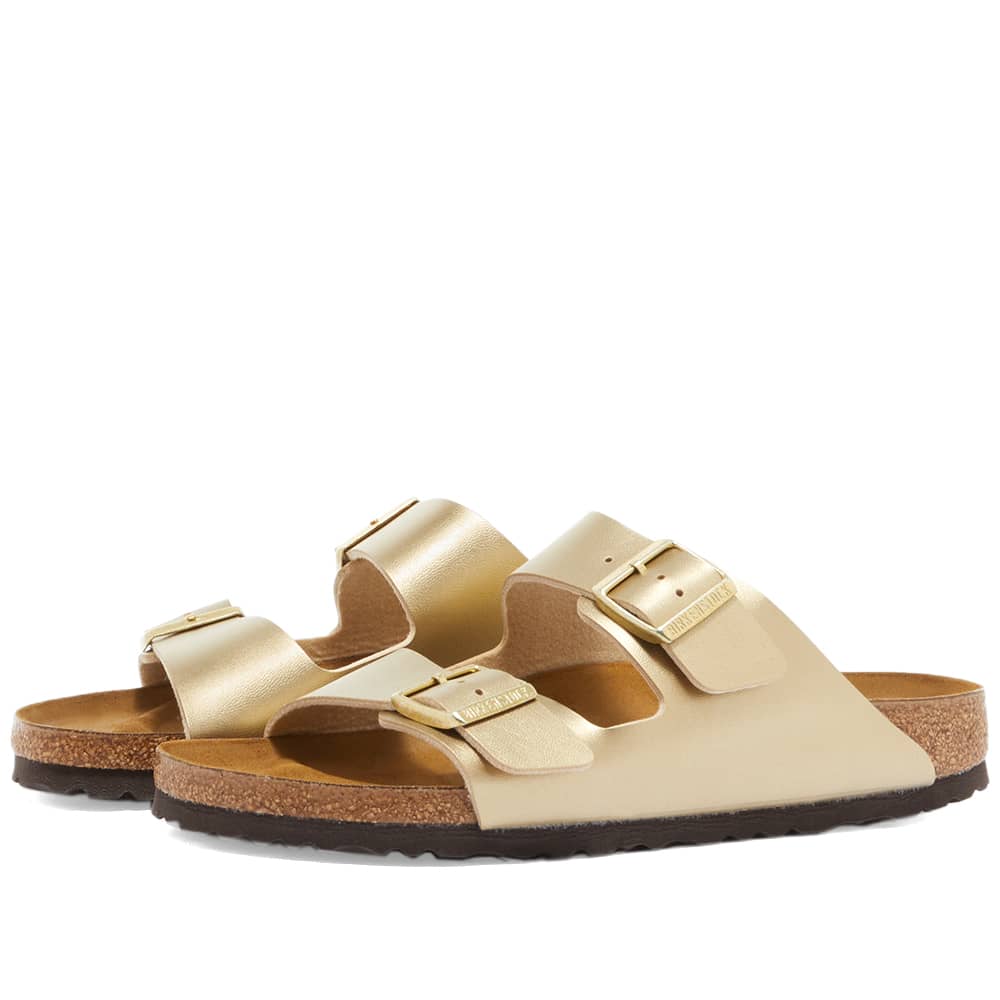 birkenstock arizona bf gold