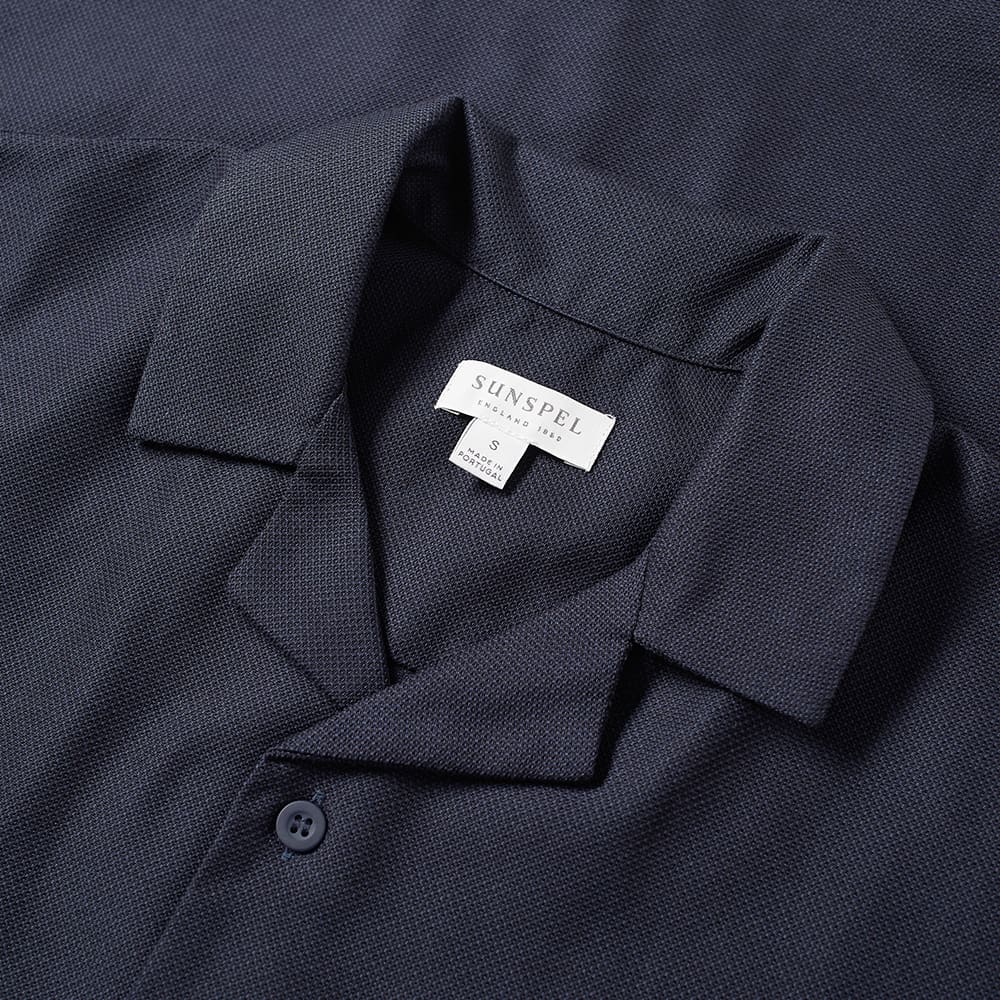sunspel camp collar shirt