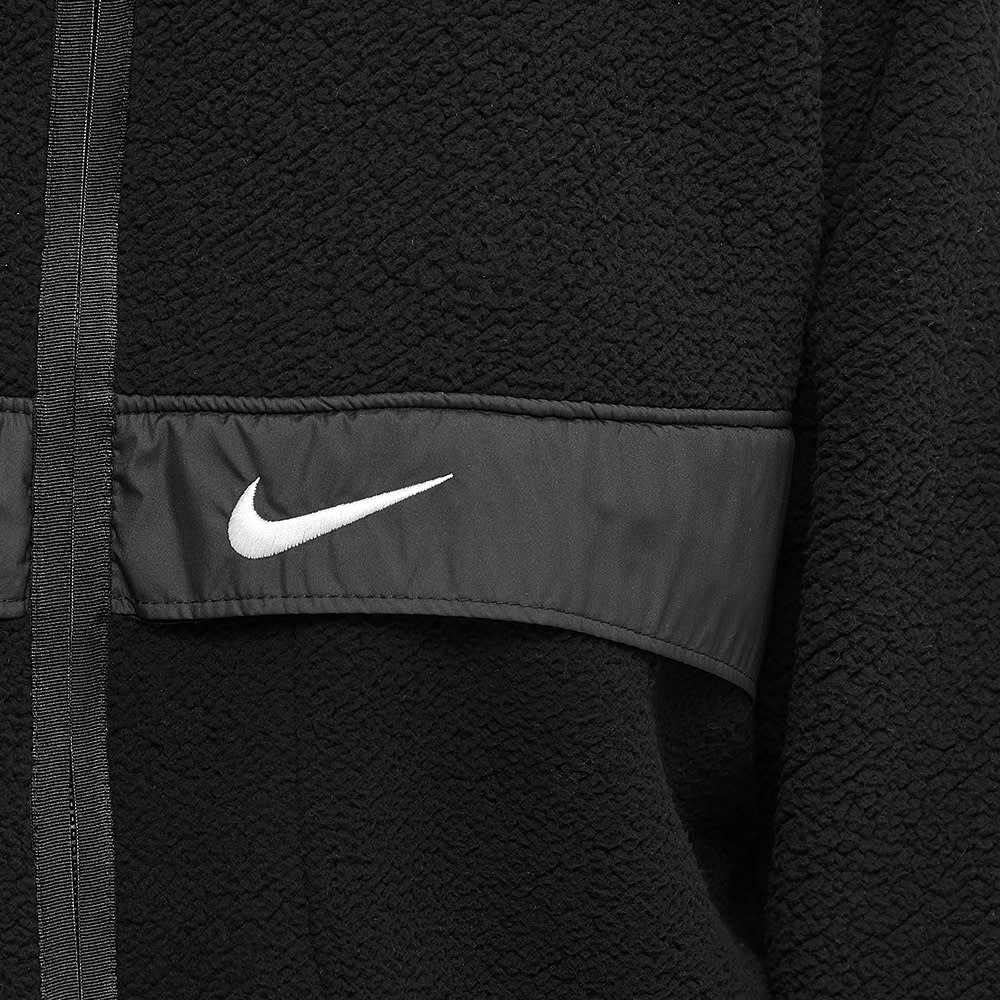 Nike Sherpa Fleece Jacket Black & White | END. (NZ)