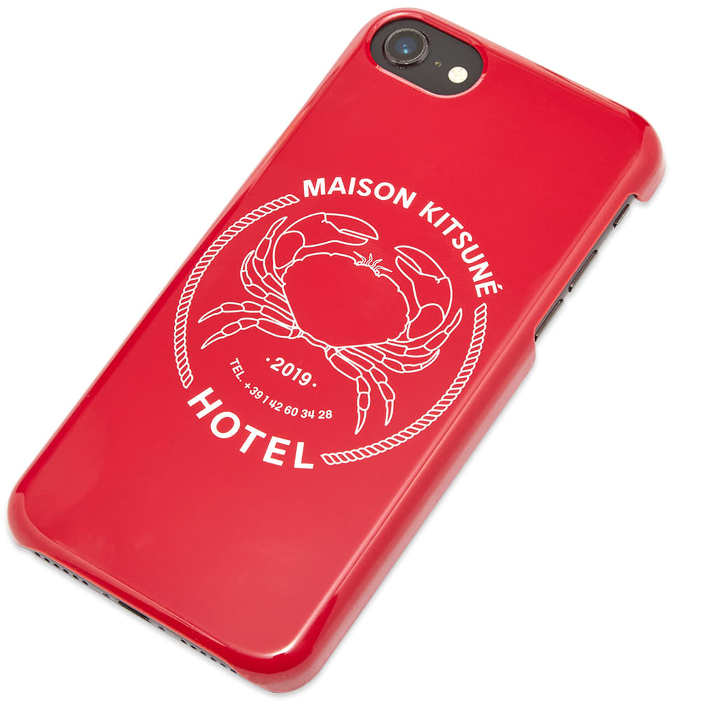 Maison Kitsuné Hotel Maison Kitsuné iPhone 8 Case Red | END.