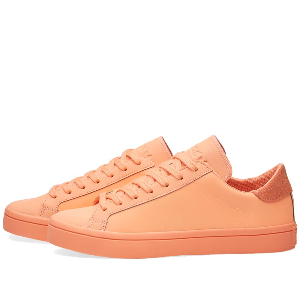 adidas court vantage orange