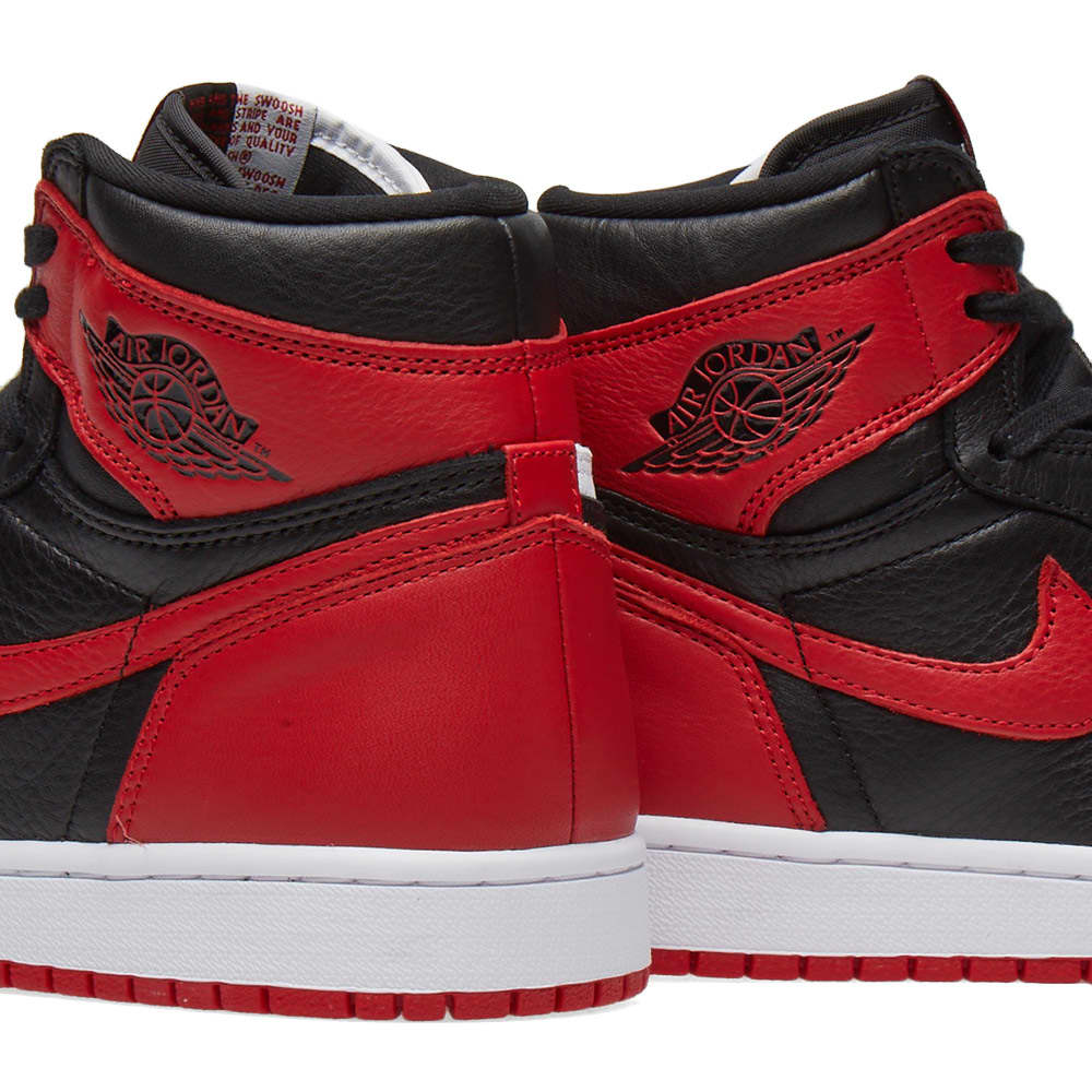 black university red white jordan 1