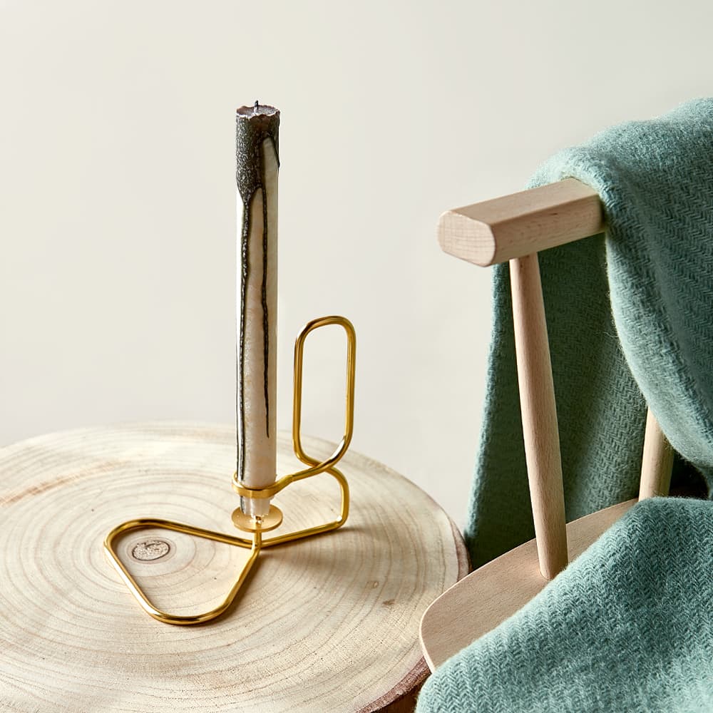 HAY Lup Candle Holder Brass END. (US)