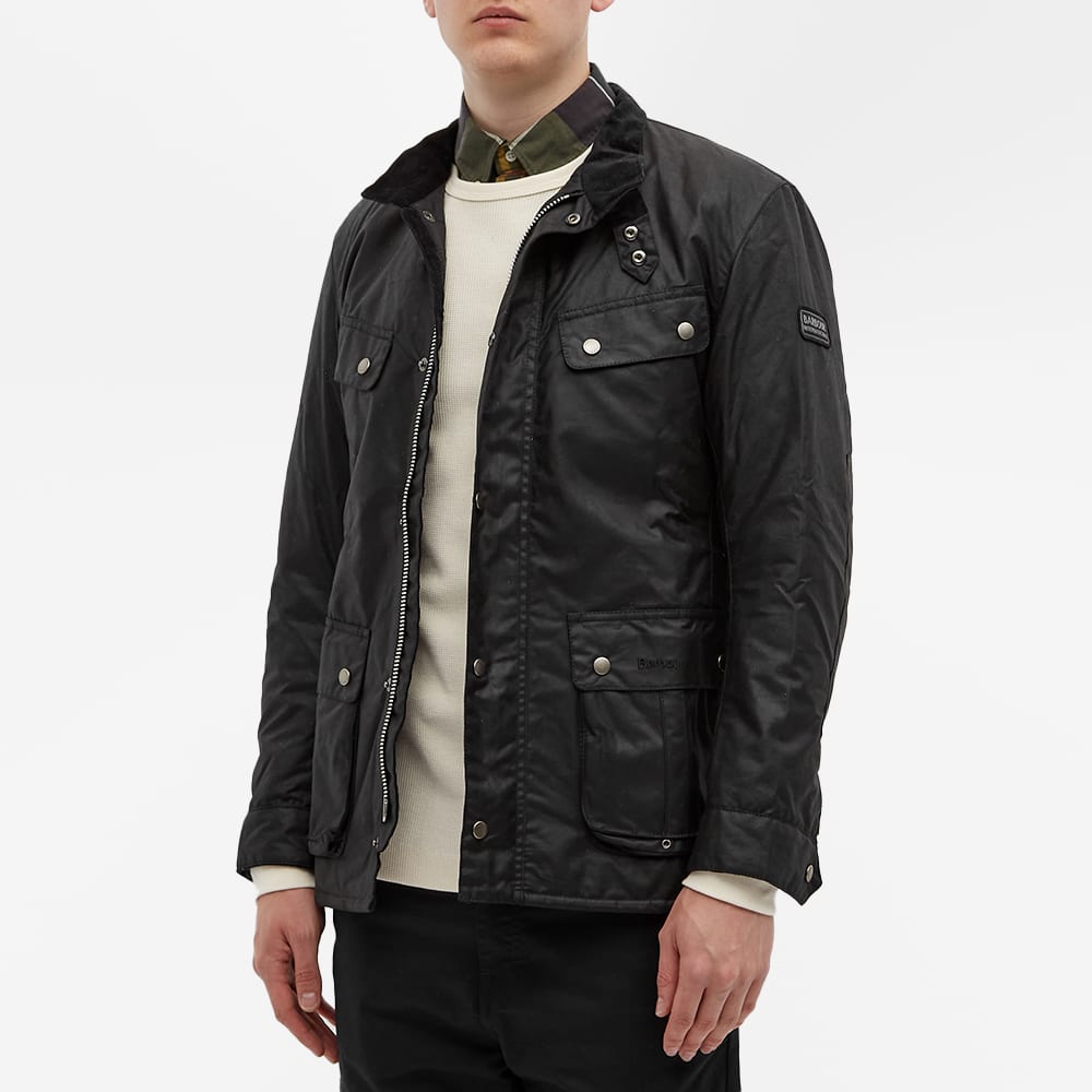 Barbour International Duke Wax Jacket Black END. (Global)