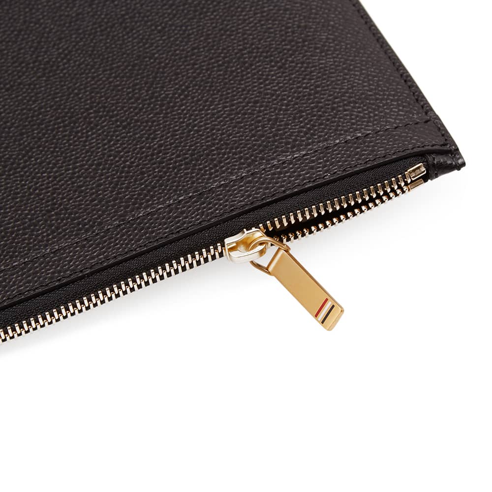 Thom Browne Medium Zip Document Holder Black END. (US)