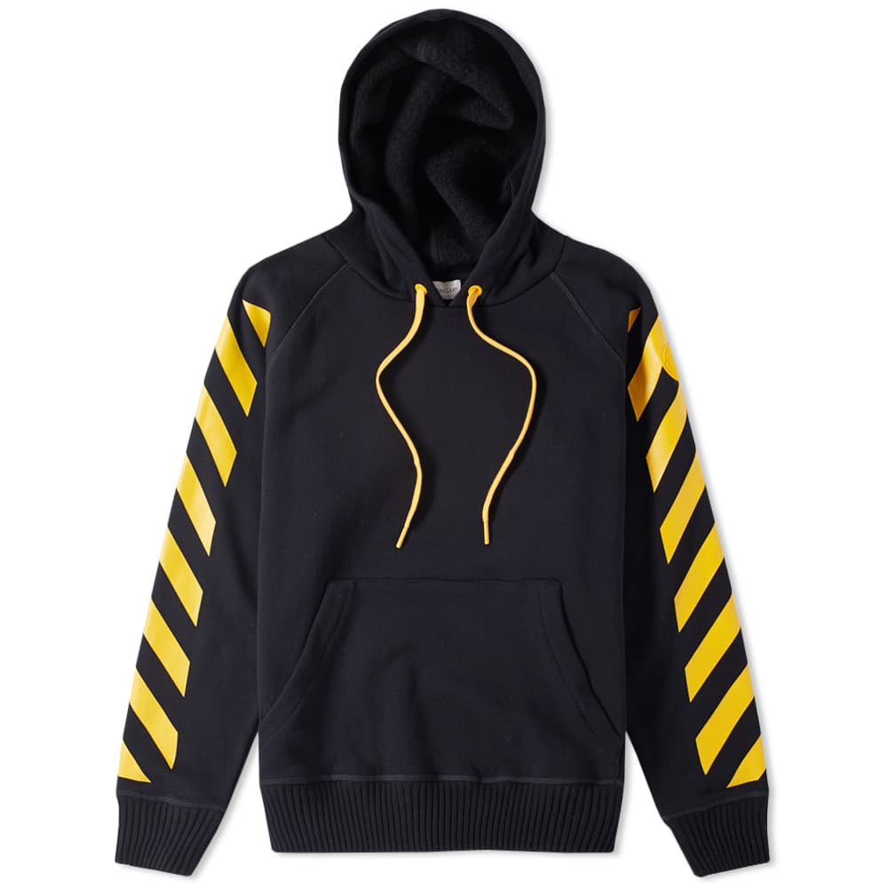 Off white x moncler hoodie clearance