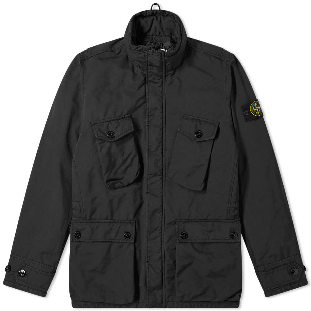 Stone Island David TC Primaloft Lined Field Jacket Black | END.