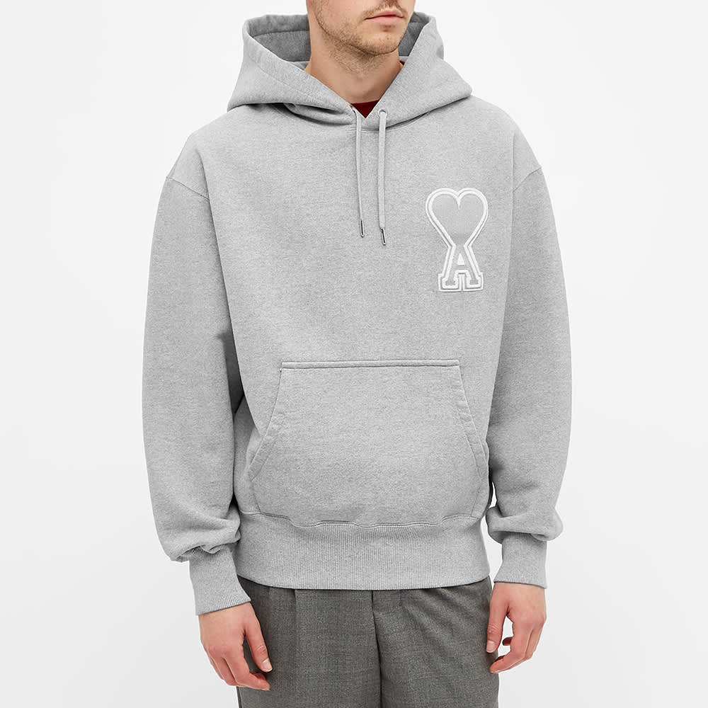 ami big heart sweatshirt