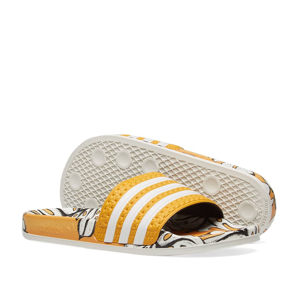 adidas adilette craft gold