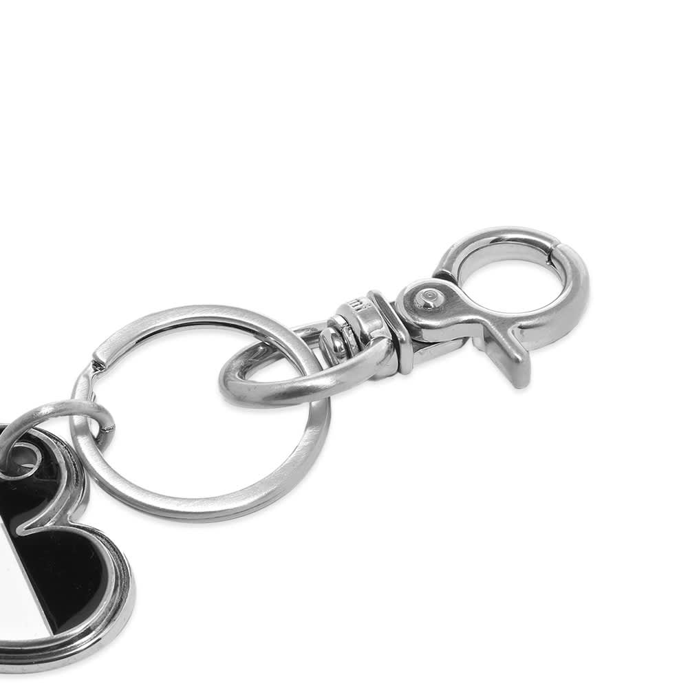 AMI Heart Keyring White END.