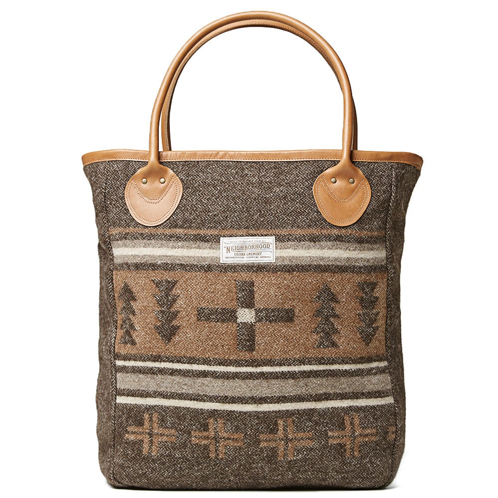 Neighborhood Timber Blanket Tote Bag Brown END.