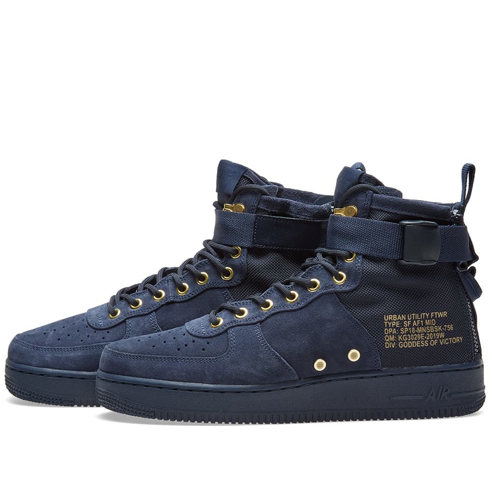 Nike SF Air Force 1 Mid Obsidian 