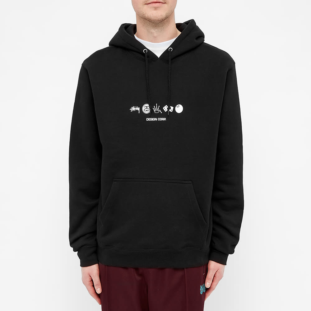 Stussy global design hoodie Clearance