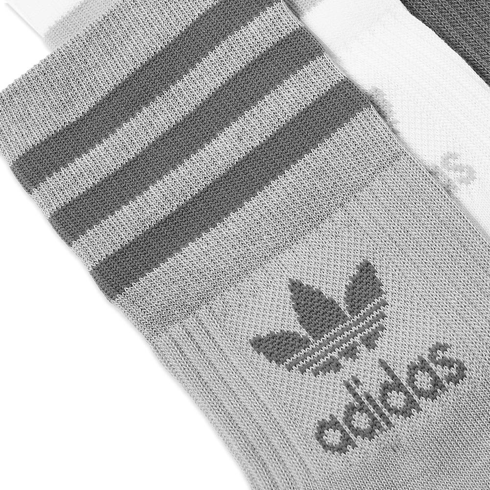 Adidas Mid Cut Crew Sock Grey END.