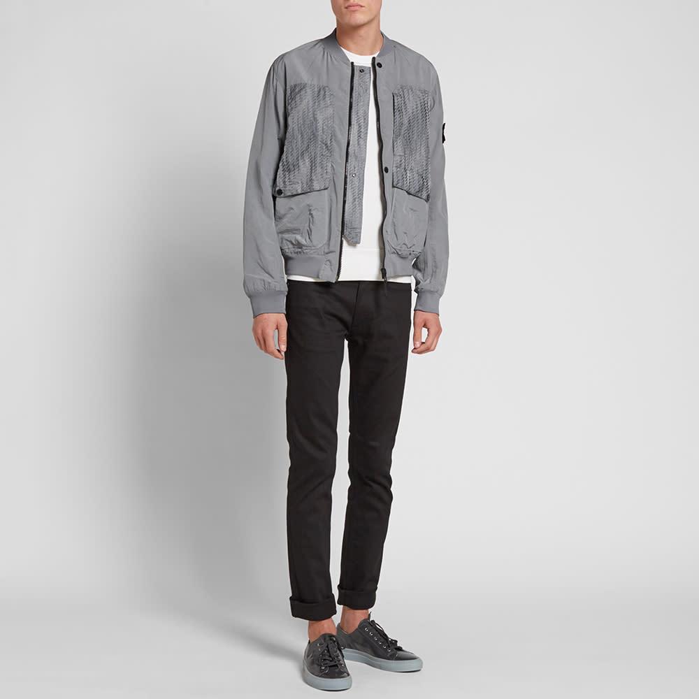 Stone Island Shadow Project Tela Nylon Bomber Jacket Grey END. (UK)