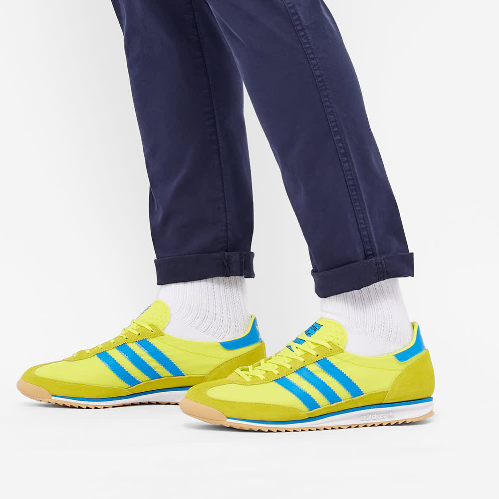 adidas sl 72 yellow blue