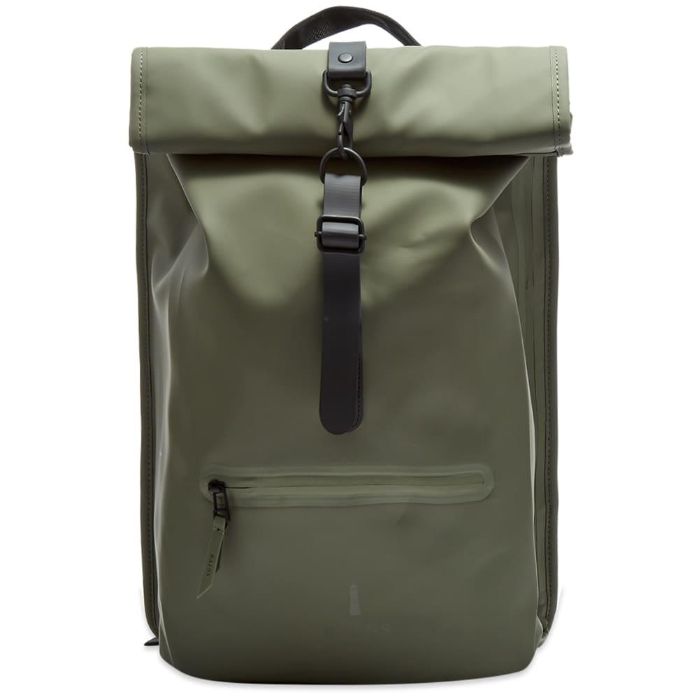 RAINS Rolltop Backpack Olive END. (Global)
