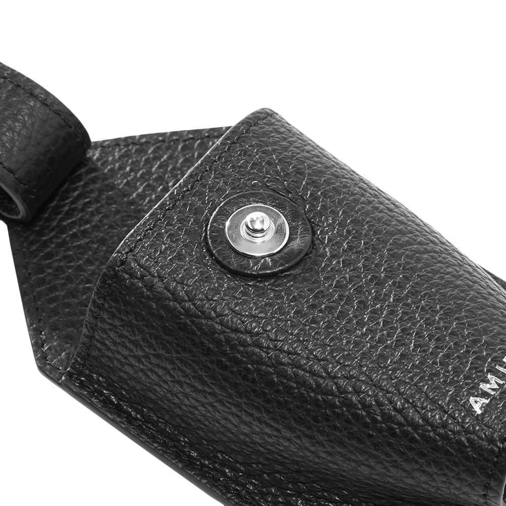 AMIRI Leather Hand Sanitizer Holder Black | END. (RU)