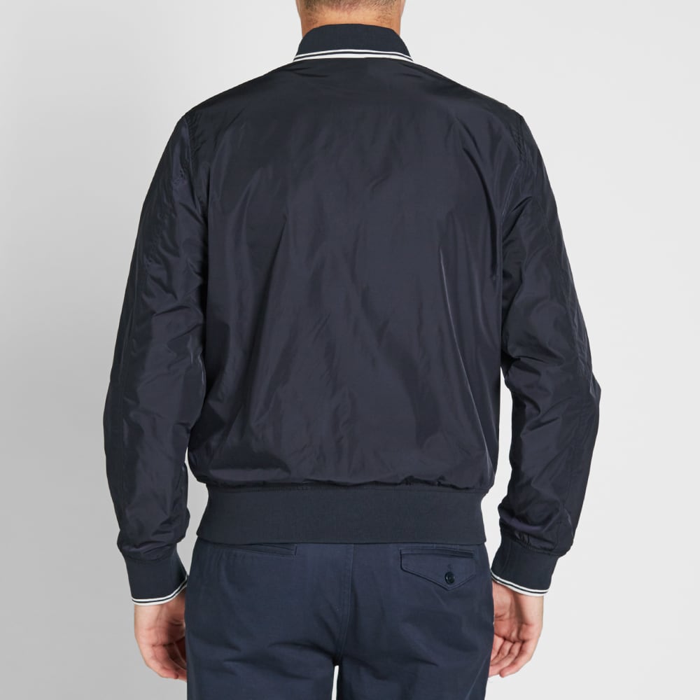 fred perry twin tipped jacket navy