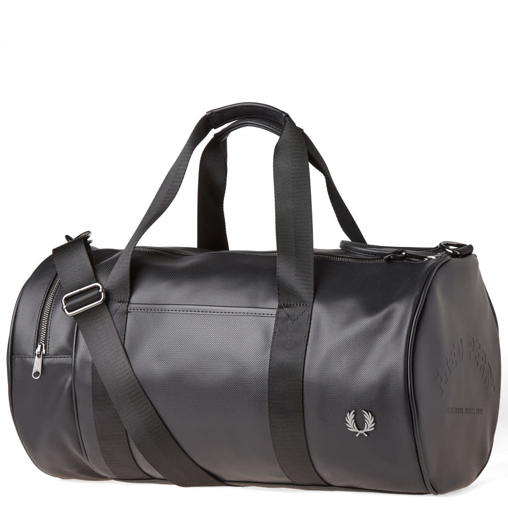 fred perry shoulder bag black