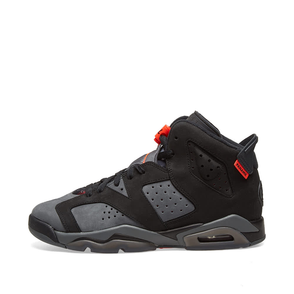 Air Jordan x PSG 6 Retro GS Black, Grey & Infrared 23 | END.