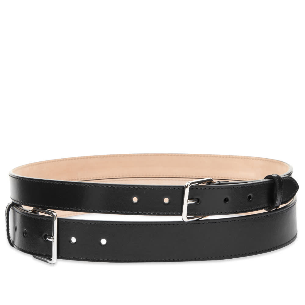 Alexander McQueen Double Belt Black END. (US)
