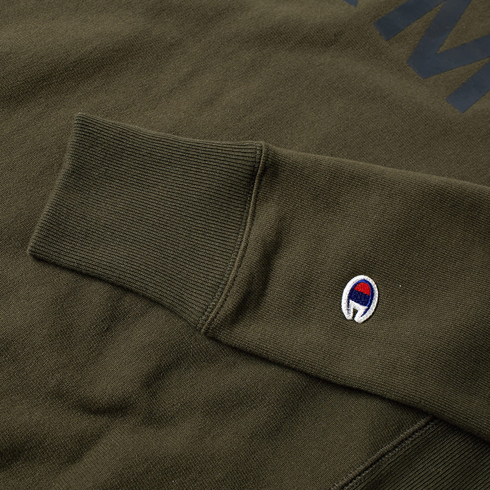 Champion reverse weave hoodie cargo olive clearance