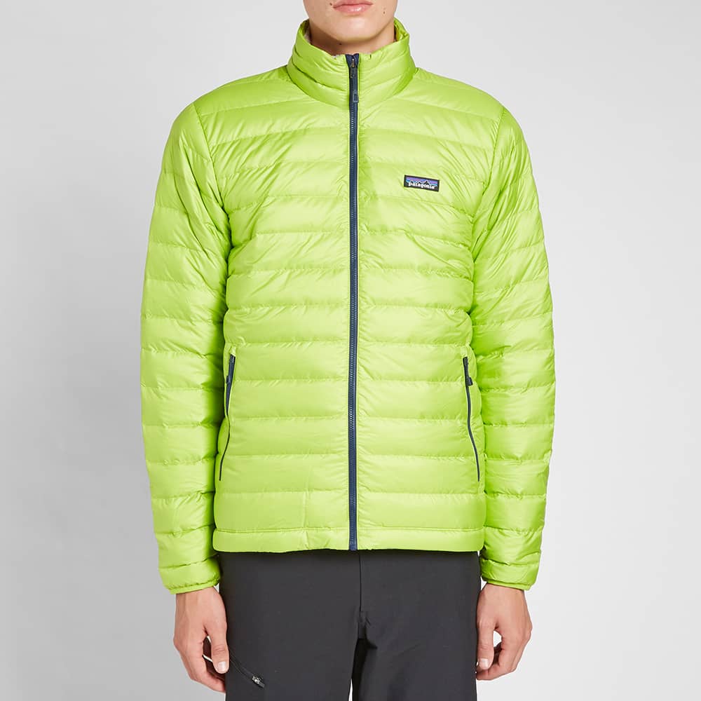 Patagonia Down Sweater Hoody Peppergrass Green END. (HK)