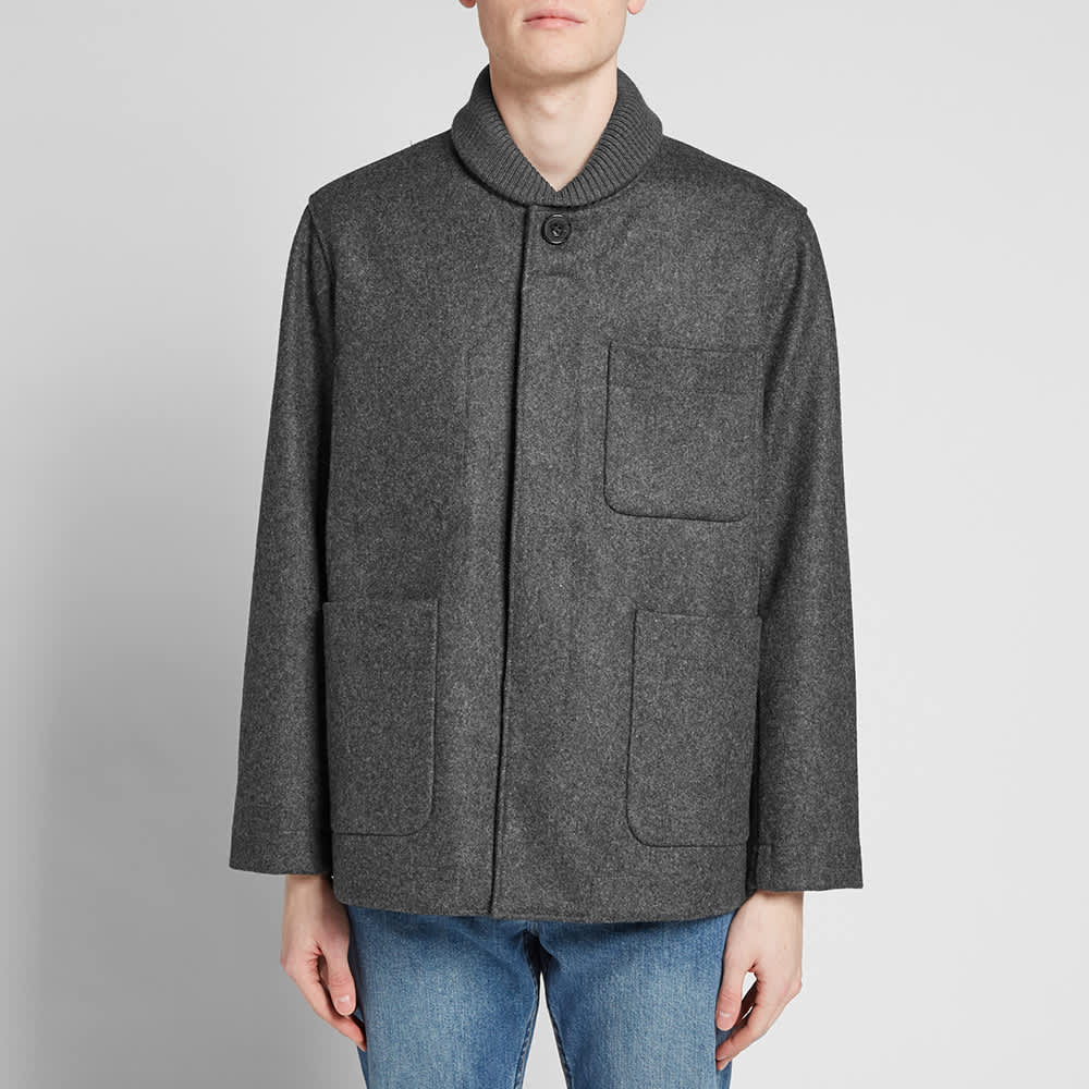 Arpenteur Atlas Shawl Collar Jacket Grey END.