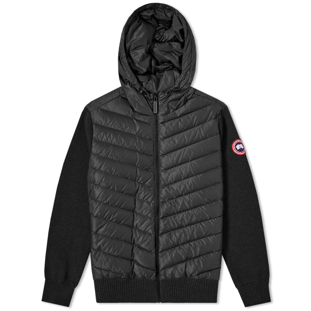 Canada goose hybridge light hoodie black clearance