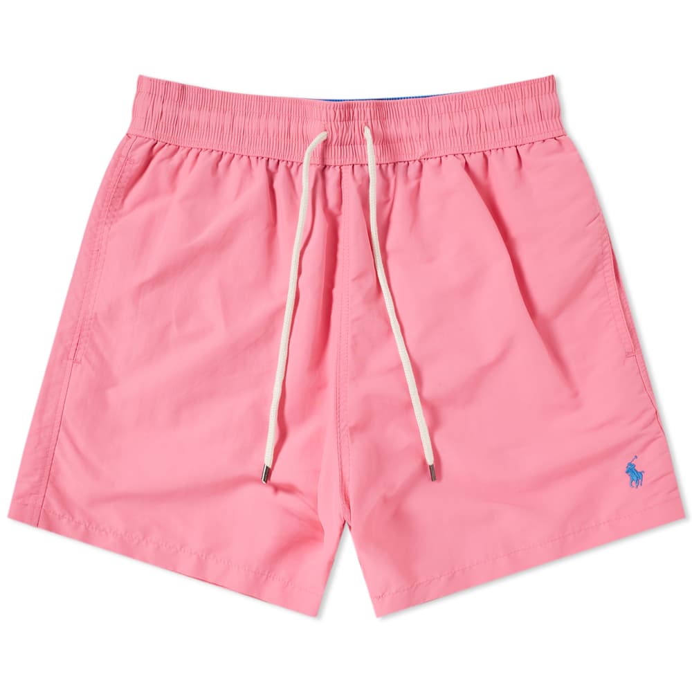 ralph lauren traveller swim shorts pink