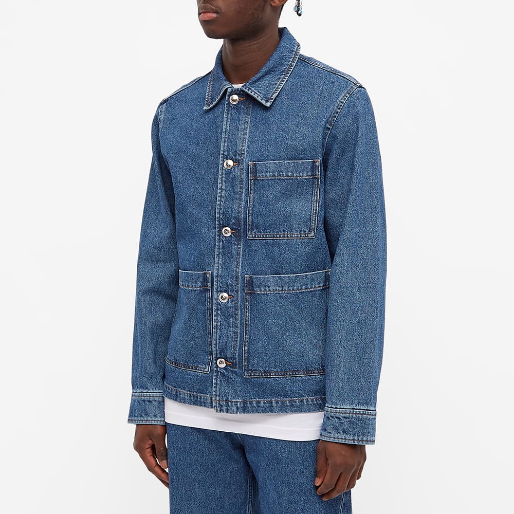 A.P.C Nathanael Denim Chore Jacket Washed Indigo END. (RU)