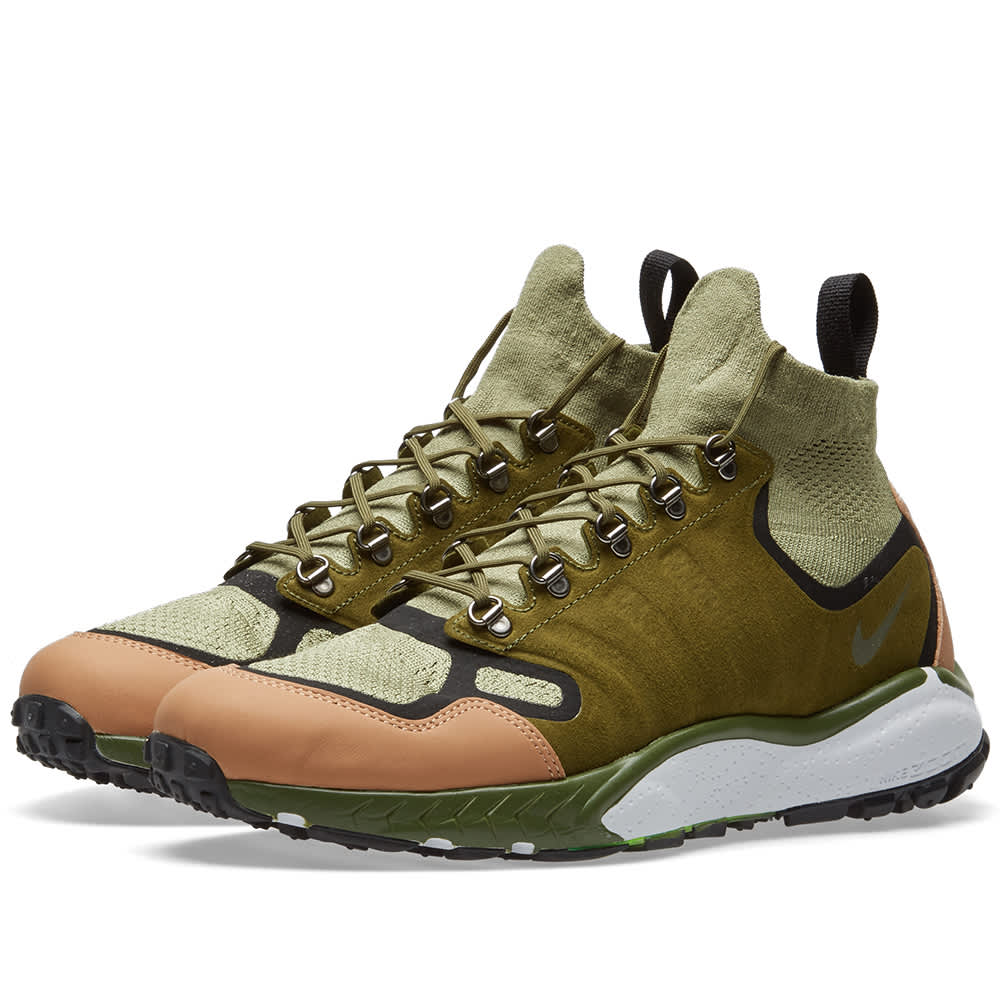 Nike Air Zoom Talaria Mid Flyknit Premium Palm Green & Vachetta Tan | END.