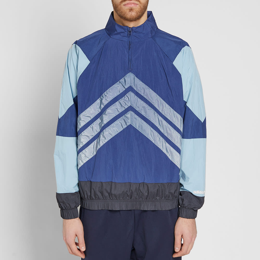 Adidas V Stripes Windbreaker Carbon & Ash Grey END. (AU)